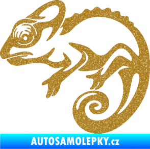 Samolepka Chameleon 002 levá Ultra Metalic zlatá