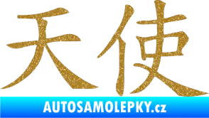 Samolepka Čínský znak Angel Ultra Metalic zlatá