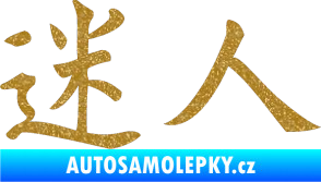 Samolepka Čínský znak Attractive Ultra Metalic zlatá