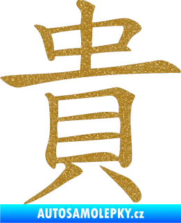 Samolepka Čínský znak Expensive Ultra Metalic zlatá