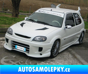 Samolepka Citroen Saxo 99-03 - přední Ultra Metalic zlatá