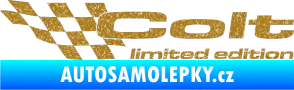 Samolepka Colt limited edition levá Ultra Metalic zlatá