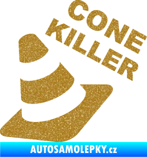 Samolepka Cone killer  Ultra Metalic zlatá