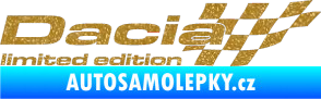 Samolepka Dacia limited edition pravá Ultra Metalic zlatá