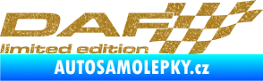 Samolepka DAF limited edition pravá Ultra Metalic zlatá