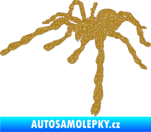 Samolepka Pavouk 013 - levá Ultra Metalic zlatá