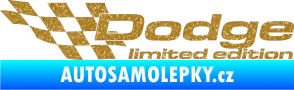 Samolepka Dodge limited edition levá Ultra Metalic zlatá