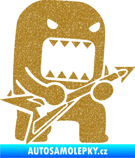 Samolepka Domo 003 pravá rocker Ultra Metalic zlatá