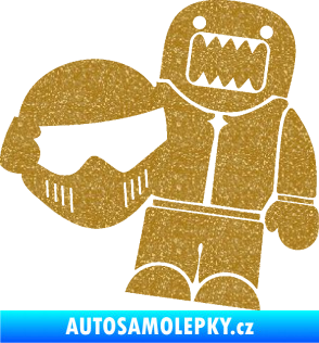 Samolepka Domo 014 levá Stig Ultra Metalic zlatá