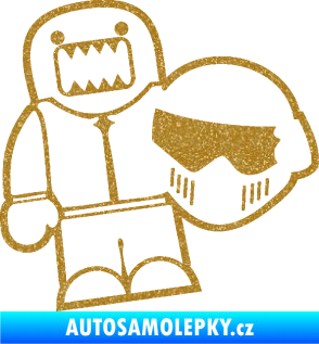 Samolepka Domo 015 levá  Stig Ultra Metalic zlatá