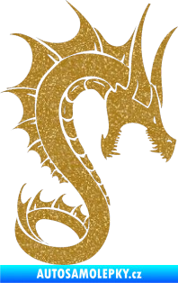 Samolepka Dragon 041 pravá Ultra Metalic zlatá