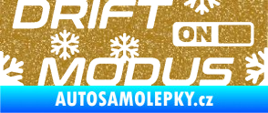 Samolepka Drit mód sníh Ultra Metalic zlatá