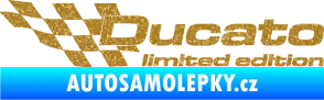 Samolepka Ducato limited edition levá Ultra Metalic zlatá