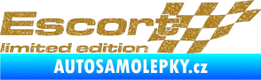 Samolepka Escort limited edition pravá Ultra Metalic zlatá