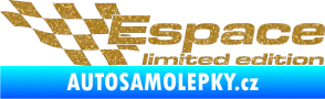 Samolepka Espace limited edition levá Ultra Metalic zlatá