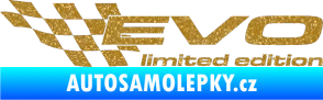 Samolepka Evo limited edition levá Ultra Metalic zlatá