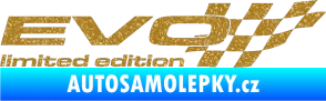 Samolepka Evo limited edition pravá Ultra Metalic zlatá