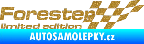 Samolepka Forester limited edition pravá Ultra Metalic zlatá