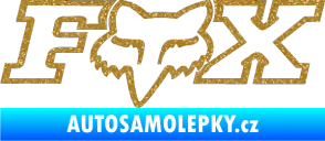 Samolepka Fox 001 Ultra Metalic zlatá