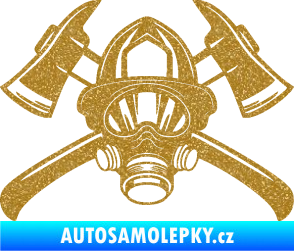 Samolepka Hasič 014 Ultra Metalic zlatá