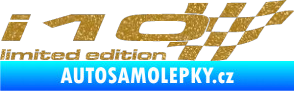 Samolepka i10 limited edition pravá Ultra Metalic zlatá