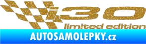 Samolepka i30 limited edition levá Ultra Metalic zlatá