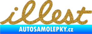 Samolepka Illest 001 Ultra Metalic zlatá