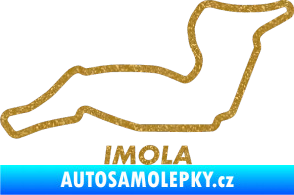 Samolepka Okruh Imola Ultra Metalic zlatá
