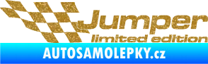 Samolepka Jumper limited edition levá Ultra Metalic zlatá