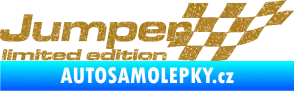 Samolepka Jumper limited edition pravá Ultra Metalic zlatá