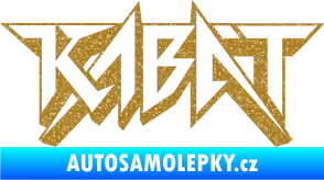 Samolepka Kabát 002 Ultra Metalic zlatá