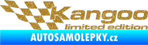 Samolepka Kangoo limited edition levá Ultra Metalic zlatá