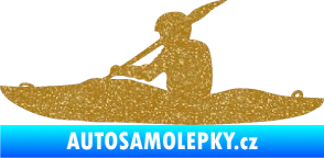 Samolepka Kanoista 003 levá Ultra Metalic zlatá