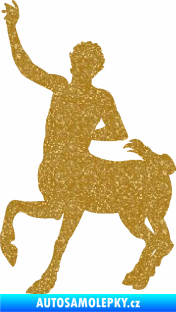 Samolepka Kentaur 001 levá Ultra Metalic zlatá