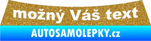 Samolepka Kia Sepia - přední Ultra Metalic zlatá