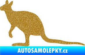 Samolepka Klokan 003 levá Ultra Metalic zlatá
