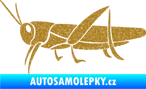 Samolepka Kobylka 002 levá Ultra Metalic zlatá