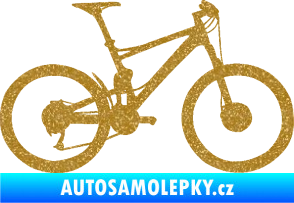 Samolepka Kolo 001 pravá - (horské kolo) Ultra Metalic zlatá
