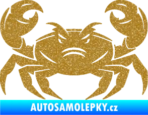 Samolepka Krab 003 Ultra Metalic zlatá