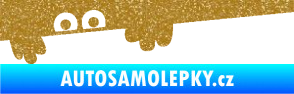 Samolepka Kuk 008 levá šmírák Ultra Metalic zlatá