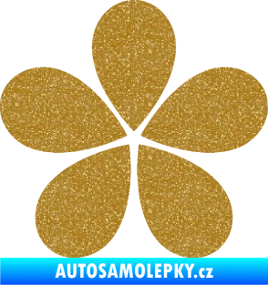 Samolepka Květina dekor 031 Ultra Metalic zlatá