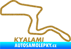 Samolepka Okruh Kyalami Ultra Metalic zlatá