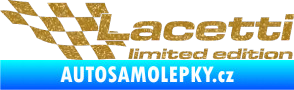 Samolepka Lacetti limited edition levá Ultra Metalic zlatá