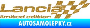 Samolepka Lancia limited edition pravá Ultra Metalic zlatá