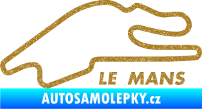 Samolepka Okruh Le Mans Ultra Metalic zlatá
