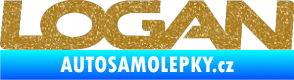 Samolepka Logan Ultra Metalic zlatá
