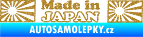 Samolepka Made in Japan 002 Ultra Metalic zlatá