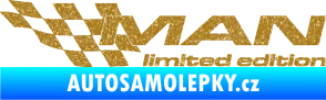 Samolepka MAN limited edition levá Ultra Metalic zlatá