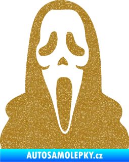Samolepka Maska 001 scream Ultra Metalic zlatá