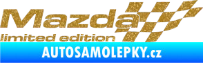 Samolepka Mazda limited edition pravá Ultra Metalic zlatá